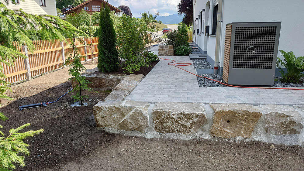 Fertige Baustelle Riedering