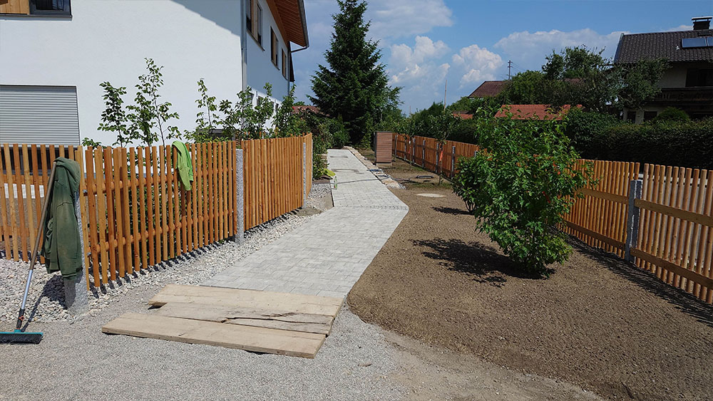 Fertige Baustelle Riedering