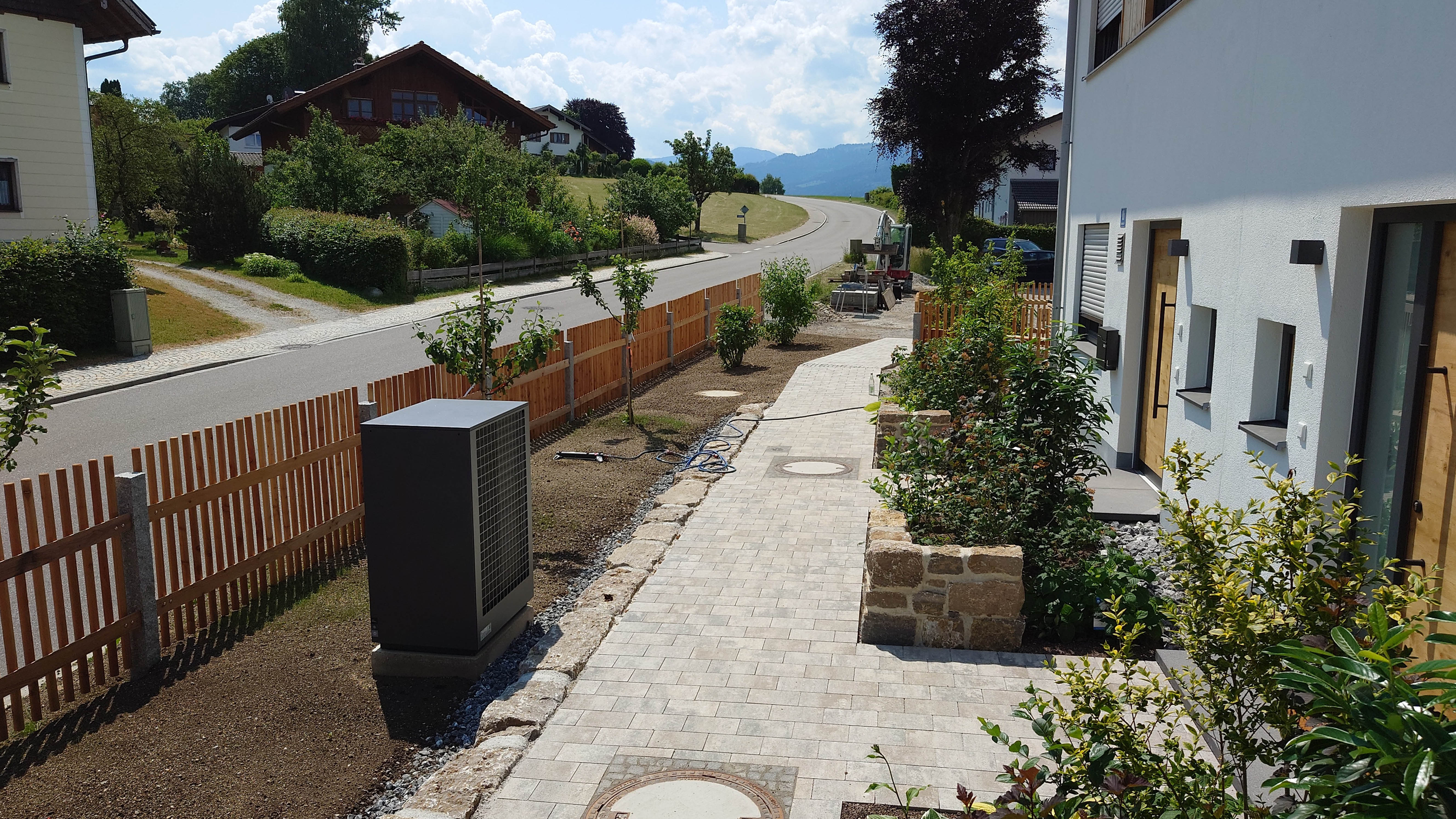 Fertige Baustelle Riedering