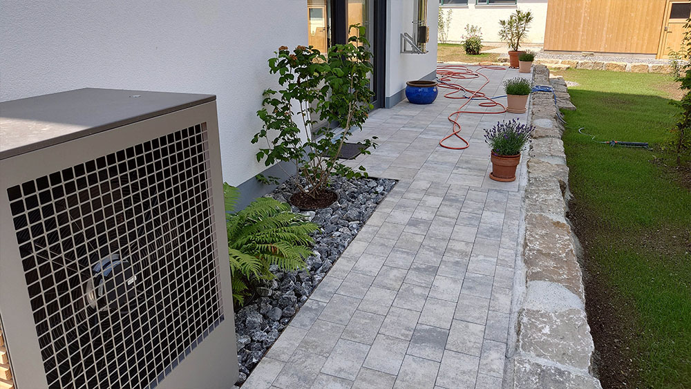 Fertige Baustelle Riedering