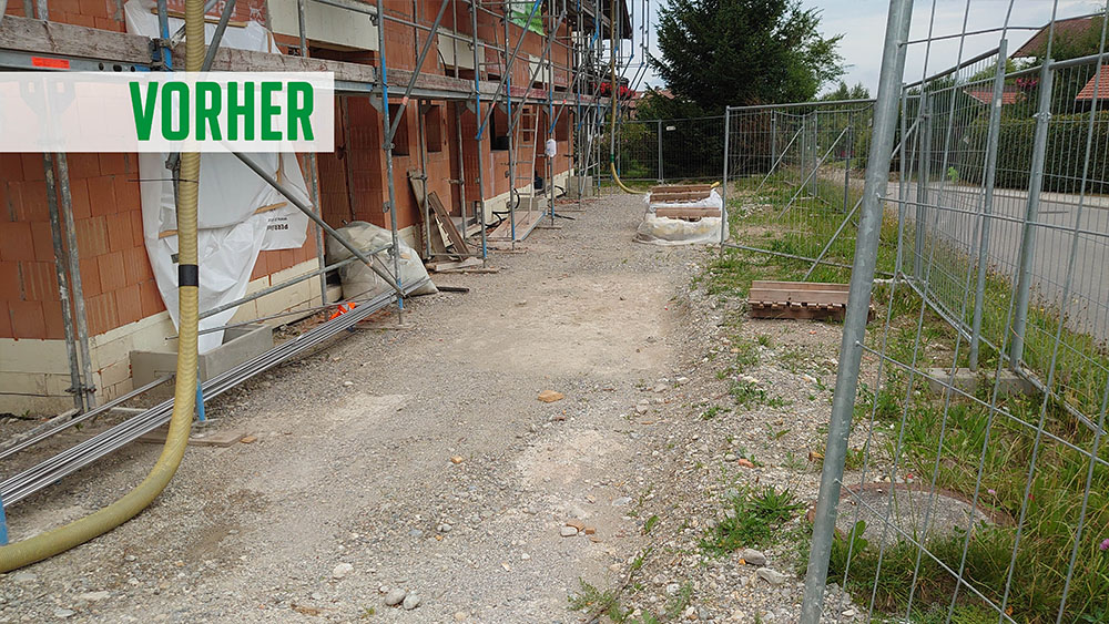 Baustelle vorher Riedering
