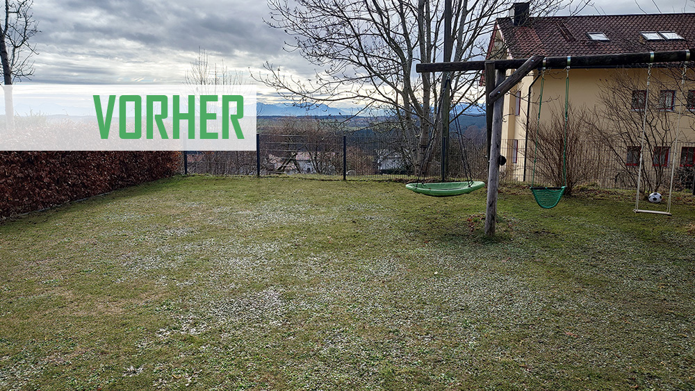 Neuanlage in Schnaitsee Vorher